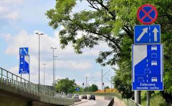 Jazda "na suwak" usprawniająca ruch drogowy 2