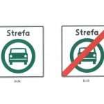 Nowe znaki drogowe na wjazdach do stref ekologicznych Nowe znaki drogowe na wjazdach do stref ekologicznych