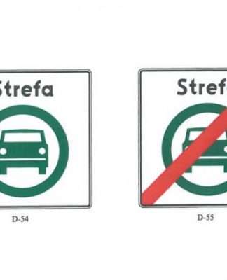 Nowe znaki drogowe na wjazdach do stref ekologicznych