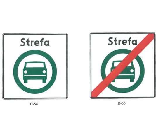 Nowe znaki drogowe na wjazdach do stref ekologicznych Nowe znaki drogowe na wjazdach do stref ekologicznych