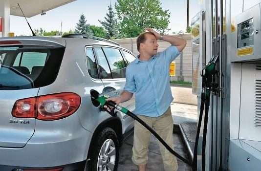 Pomyłka podczas tankowania paliwa Pomyłka podczas tankowania paliwa