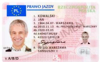 Zdjęcie do dokumentu prawa jazdy