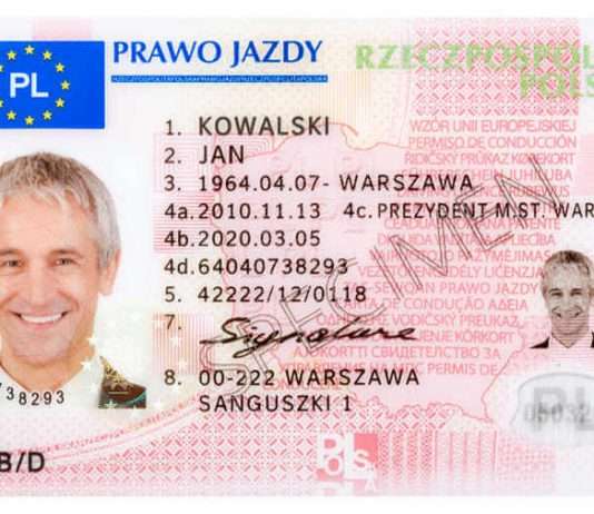 Zdjęcie do dokumentu prawa jazdy Zdjęcie do dokumentu prawa jazdy